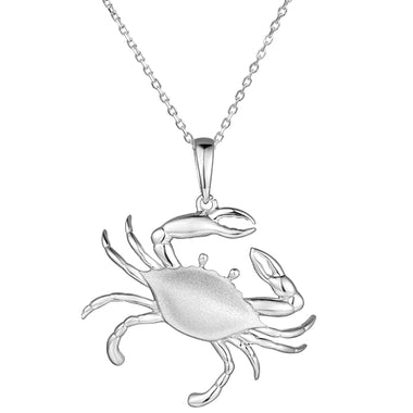 SS Blue Crab Necklace