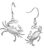 SS Blue Crab Earrings