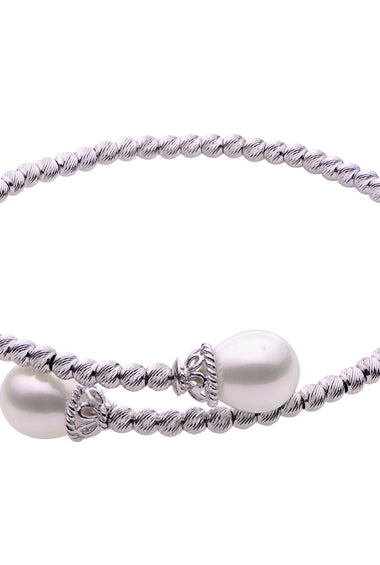 8-9MM Fresh Water Pearl Beaded Bracelet 7.5 Inches