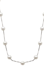 7-7.5 MM Fresh Water Pearl Necklace 17 Inches