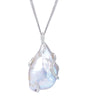 Baroque Fresh Water and White Topaz Necklace