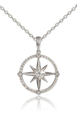 SS Compass Rose Necklace