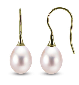 14 KY Drop Single Pearl Earrings