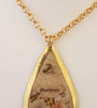 Maryland Vintage Map Teardrop Necklace - 30" chain