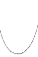SS 2.5mm Singapore Chain with Beads