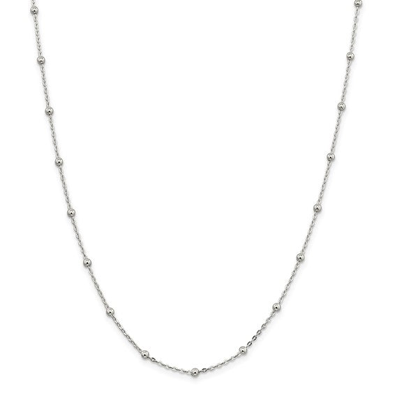SS 1.3 mm Fancy Beaded Chain